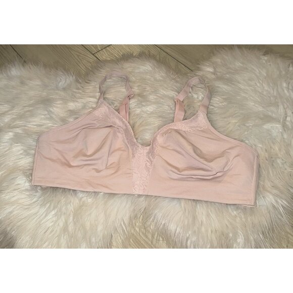 Playtex Other - Playtex Secrets 4832 Ultra Soft Comfort Wire Free Bra Unlined Womens XL XLarge